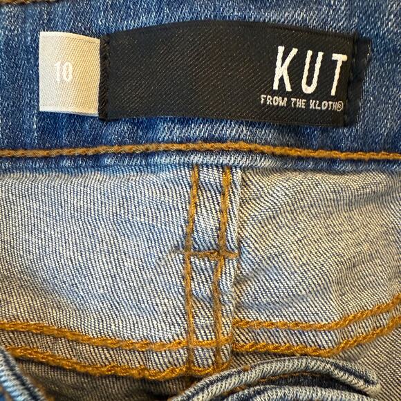 Women's KUT from the Kloth Connie Ankle Skinny Denim Blue Jeans Size 10 - Picture 4 of 8